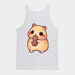 Hamster with Peanut Tank Top